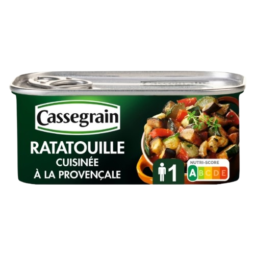 Cassegrain Ratatouille cuisinée à la provençale 185g