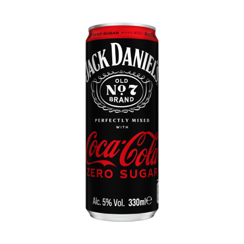 Jack Daniel's & Coca-Cola Zero 330ml