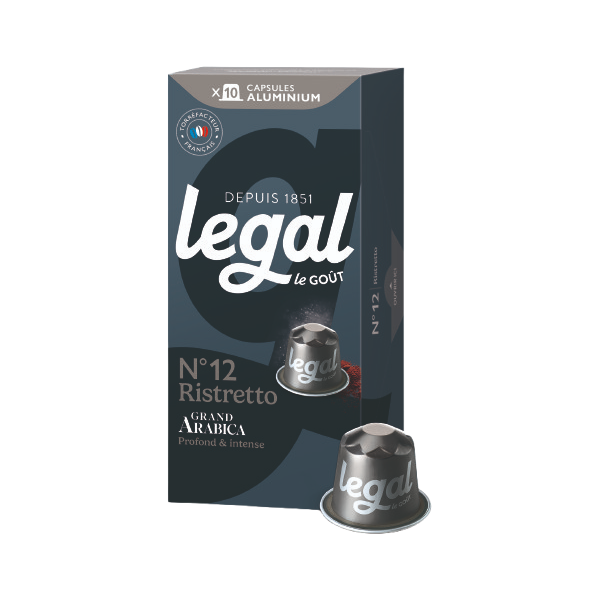 Legal Ristretto N°12 - capsules aluminium x10