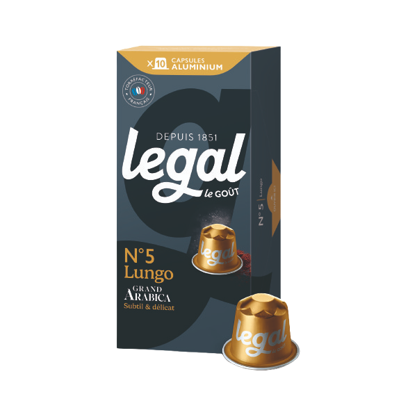 Legal Lungo N°5 - capsules aluminium x10