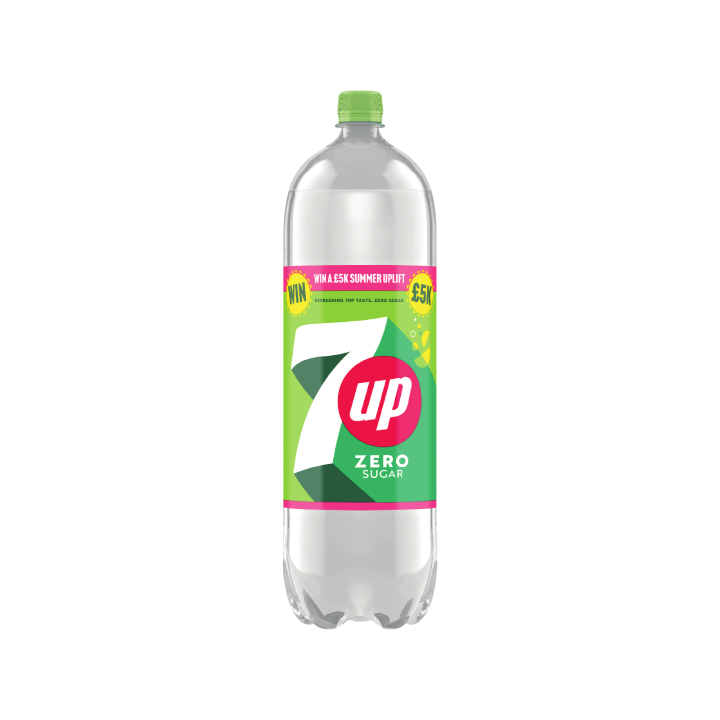 7UP Zero Sugar Lemon & Lime Bottle 2L