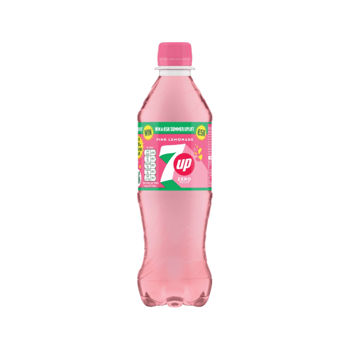 7up Zero Sugar Pink Lemonade 500ml