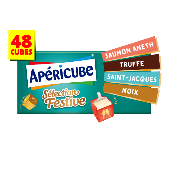 Apéricube Sélection Festive 48 cubes
