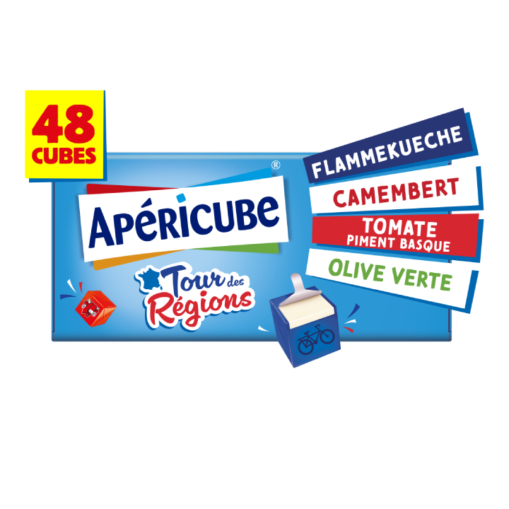 Apéricube Tour des régions 48 cubes