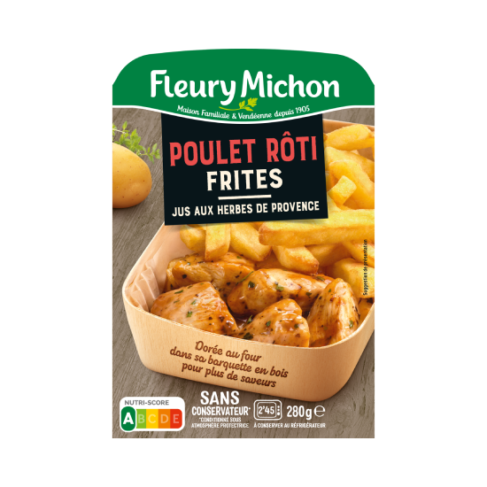 Poulet Rôti Frites
