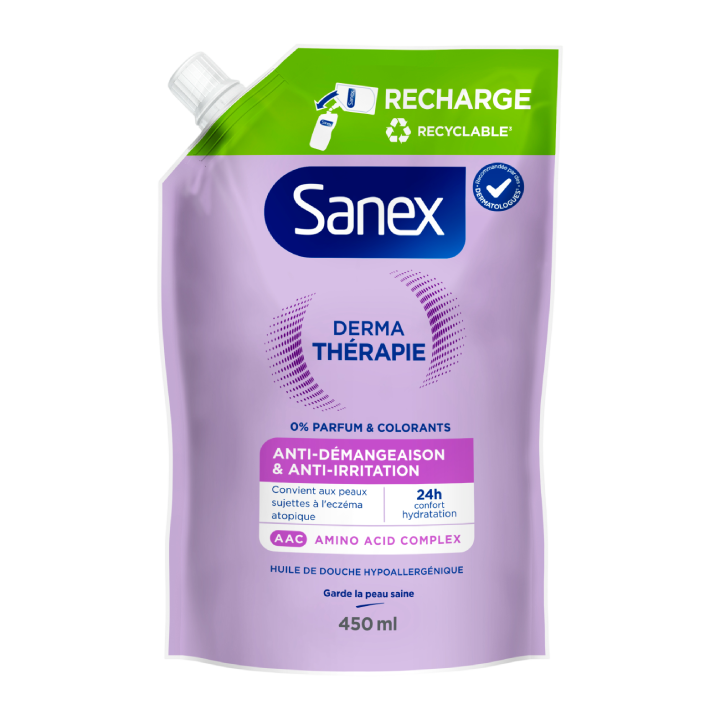 SANEX DERMA THERAPIE ANTI-DEMANGEAISONS RECHARGE 450ML