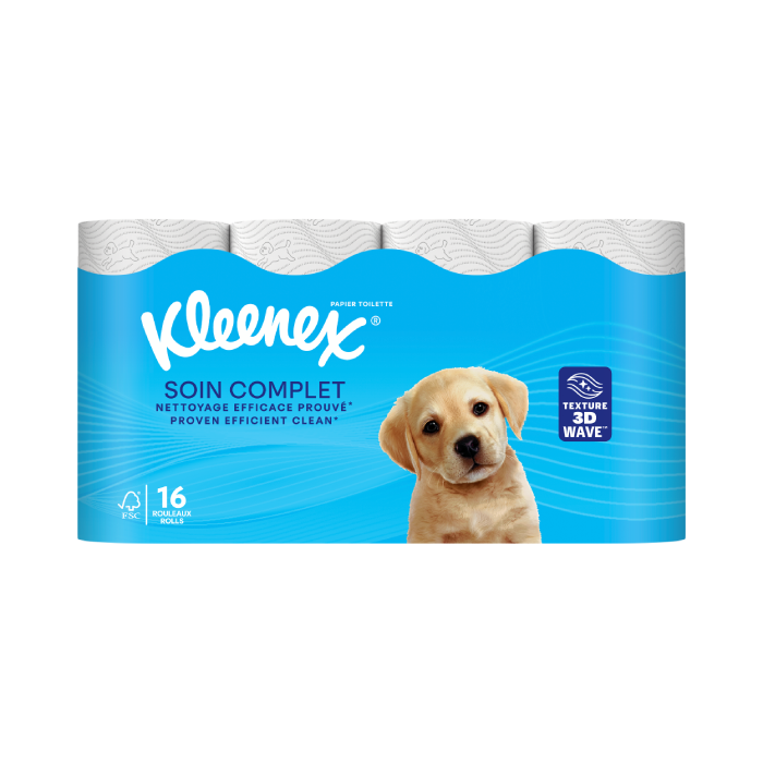 Kleenex® Papier Toilette Soin Complet x16