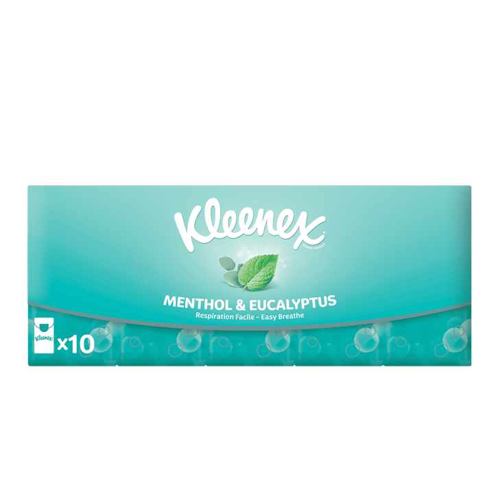 Kleenex Menthol & Eucalyptus Boite x10