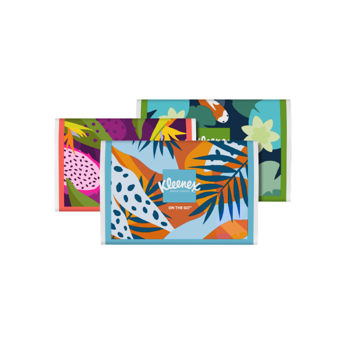 Kleenex® Portefeuille On-The-Go x3