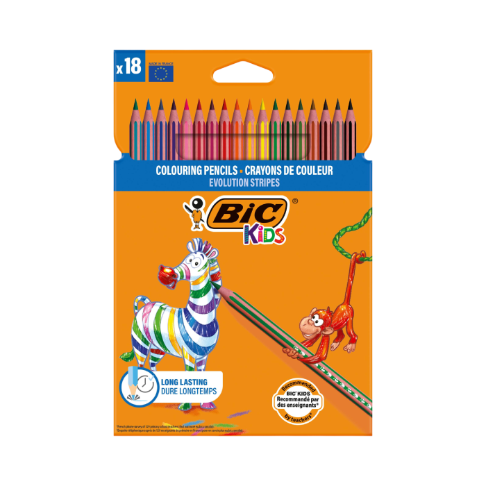 BIC® Evolution Colored Pencils Value Pack - 18 Colors