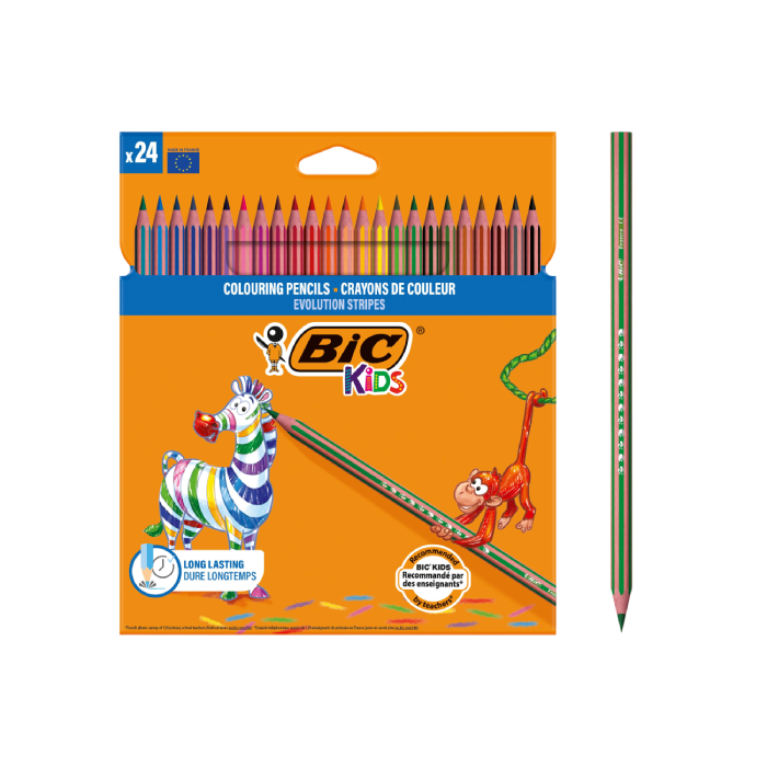 BIC® Evolution Colored Pencils Value Pack - 24 Colors