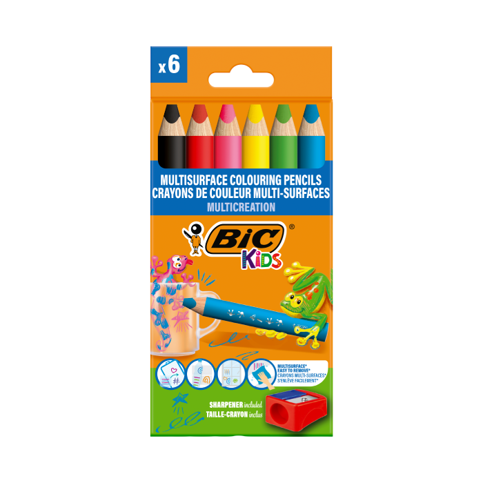 BIC® Multisurface Pencil Set - 3 Pencils + Sharpener