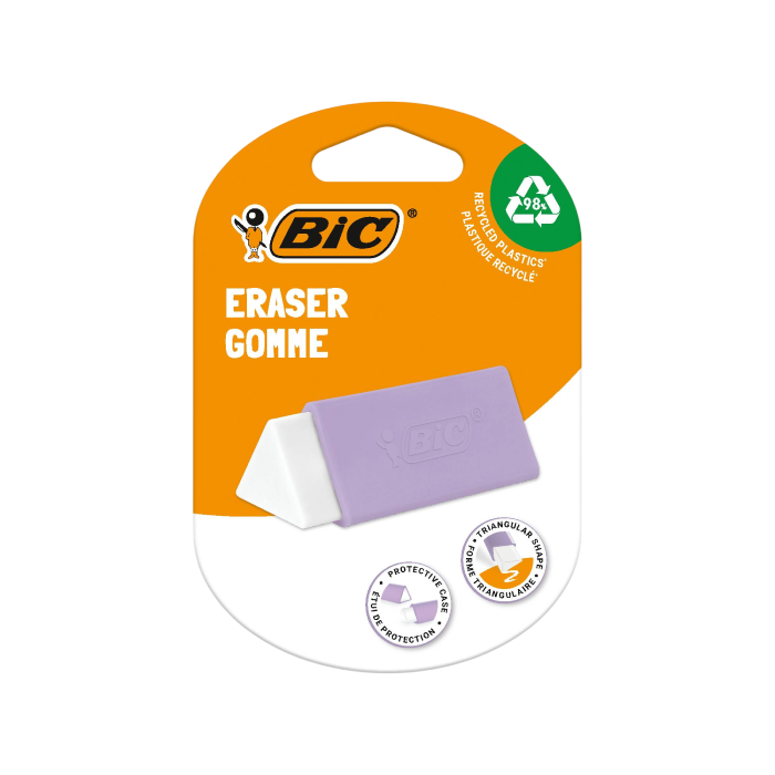 BIC® Eraser triangulaire