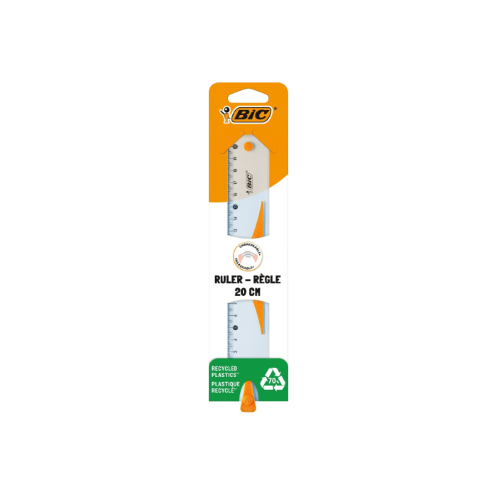 BIC® Ruler 20 cm
