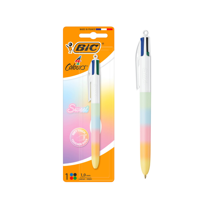 BIC® 4 Colours Smooth Gradient Ballpoint Pen