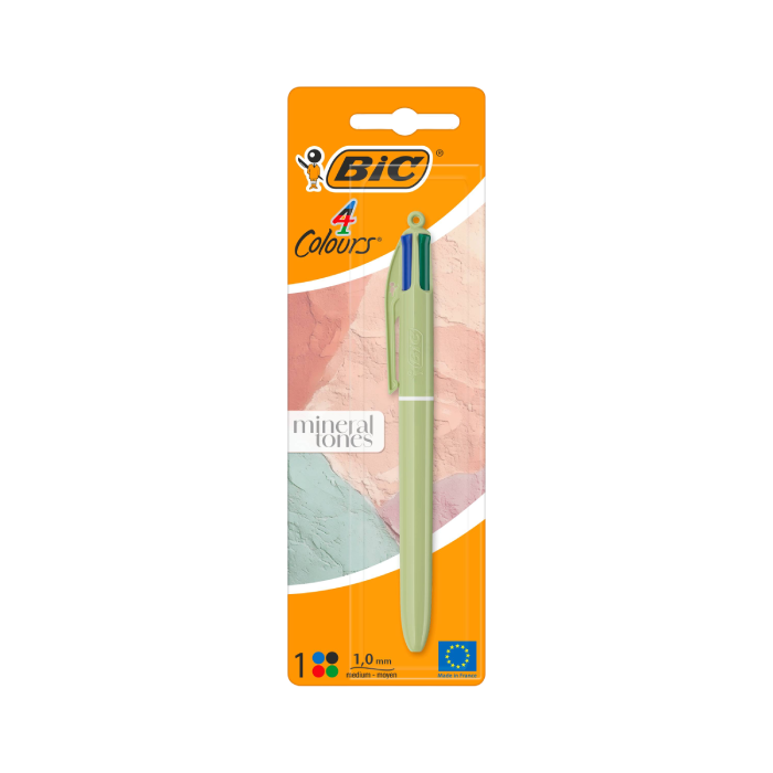 BIC® 4 Colours Mineral Tones Ballpoint Pen
