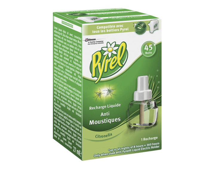 Pyrel® Recharge Liquide 45 Nuits Citronnelle