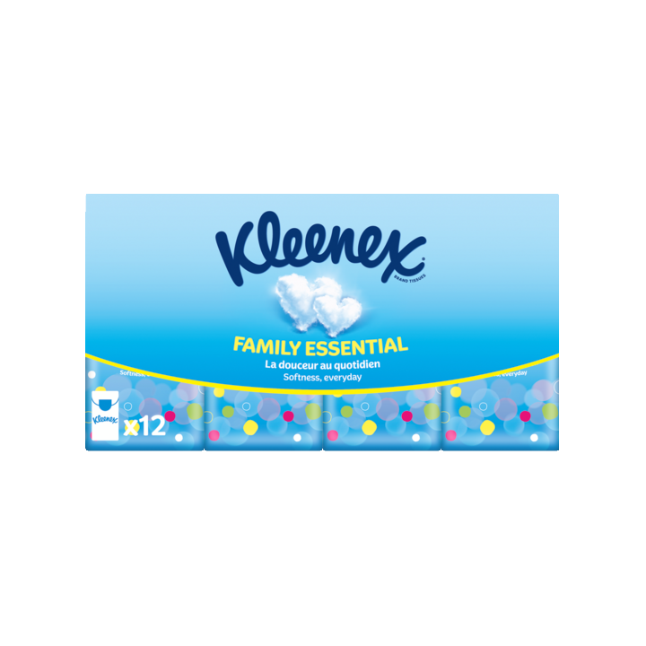 Kleenex® Family Essential Etuis x12