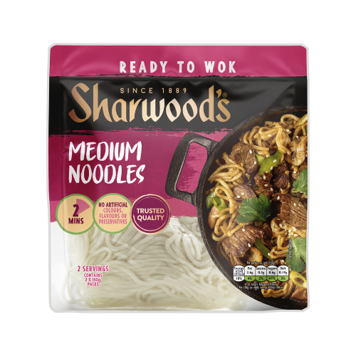 Sharwood's Ready To Wok Medium Noodles 300g