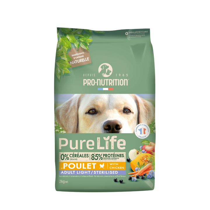Light Sterilised Poulet - Croquettes chien stérilisé