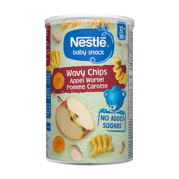 Wavy Chips Appel Wortel - Vanaf 12 maanden