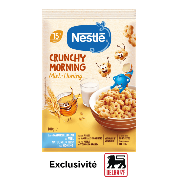 Crunchy Morning Miel 100g - Dès 15 mois