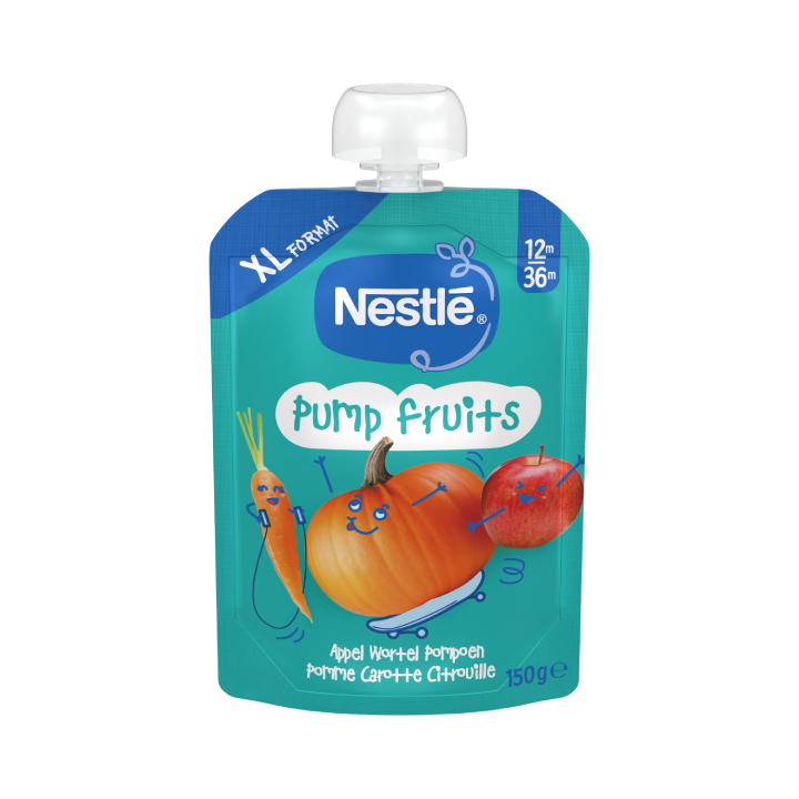 Pump Fruits - Pomme Carotte Citrouille 150g