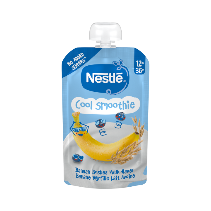 Cool Smoothie Banaan, bosbes, Melk en Haver 110g