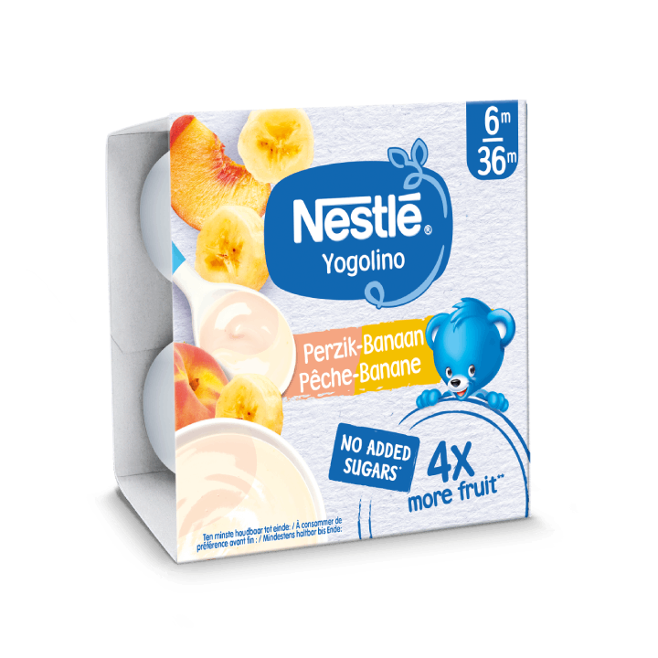 Nestlé Yogolino Duo Perzik Banaan 4x90g
