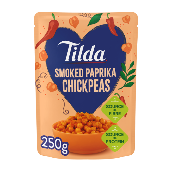 Tilda Pulses Smoked Paprika Chickpeas 250g