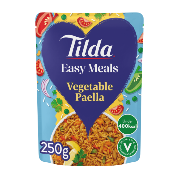 Tilda Easy Meals Vegetable Paella Rice 250g