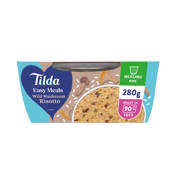 Tilda Easy Meals Wild Mushroom Risotto Pots 280g