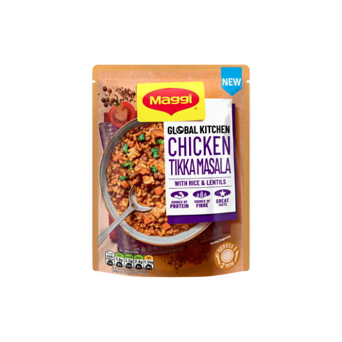 Chicken Tikka Masala with Rice & Lentils Ready Meal 260g