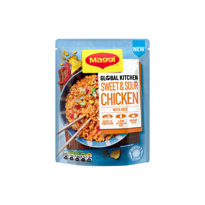 Sweet & Sour Chicken with Rice Ready Meal 260g