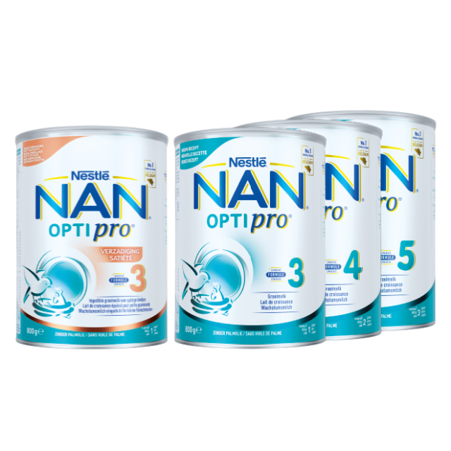 NAN Optipro : 3 - 4 - 5 - Verzadiging 3