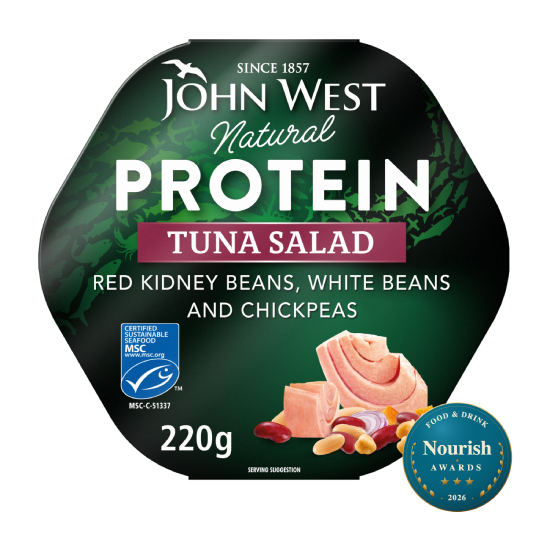 Tuna Salad with Red Kidney Beans, White Beans & Chickpeas 220g