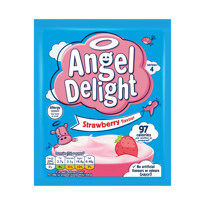 Angel Delight Strawberry Instant Dessert Mix 59g