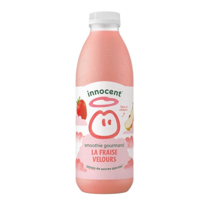 innocent smoothie gourmand - la fraise velours 750ml