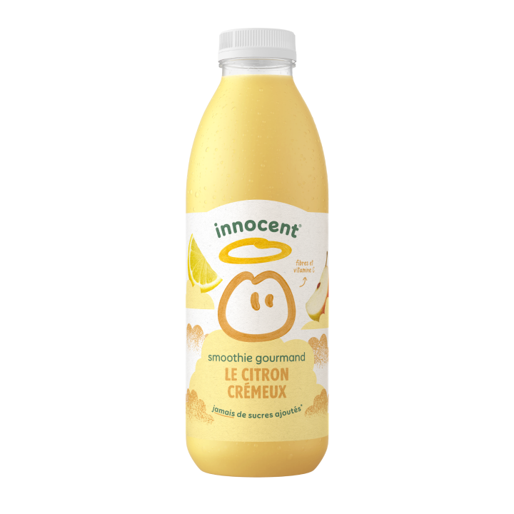 innocent smoothie gourmand - le citron crémeux 750ml