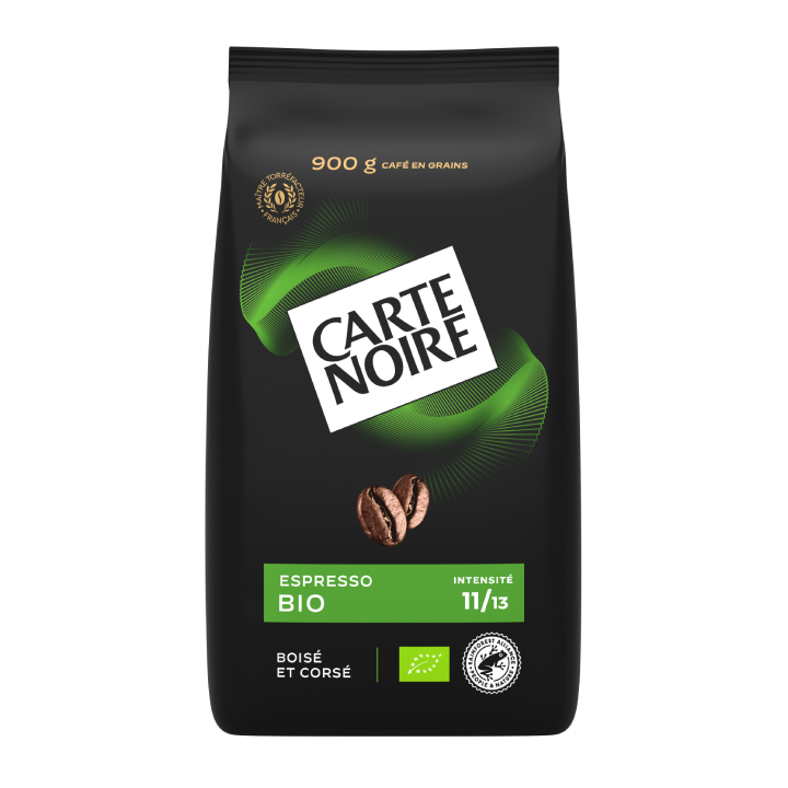 CARTE NOIRE GRAINS ESPRESSO BIO 900g