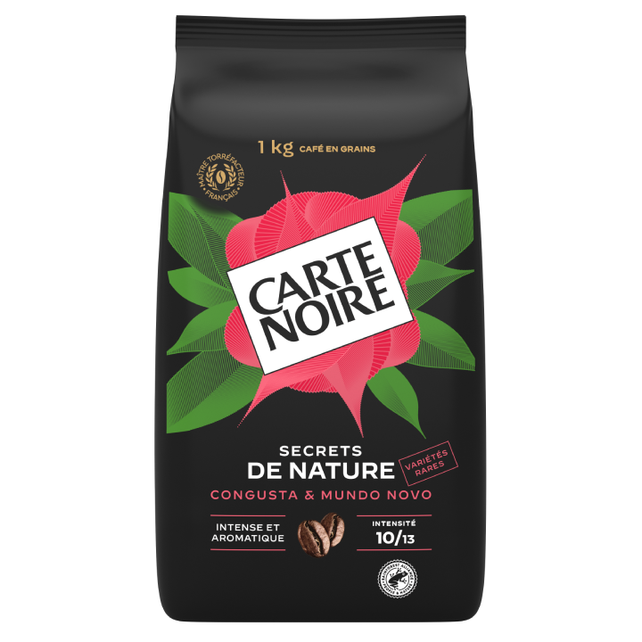 CARTE NOIRE GRAINS SECRETS DE NATURE CONGUSTA & MUNDO NOVO
