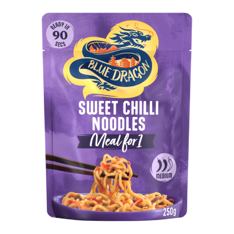 Blue Dragon Sweet Chilli Noodles Ready Meal 250g