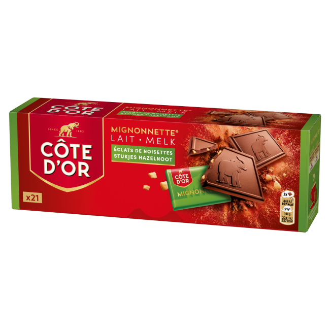 Côte d'Or Mignonnette® Stukjes Hazelnoot
