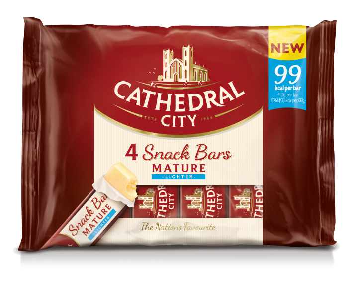 Lighter Mature Cheese Snack Bars 4x30g
