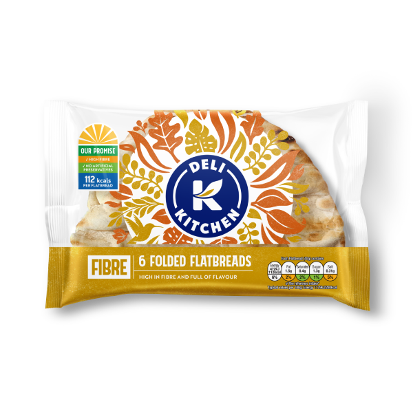 Deli Kitchen Plain Folded Flatbreads (6 pack)