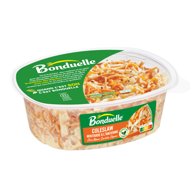 Coleslaw Moutarde à l'ancienne - Chou blanc, carotte, oignon 320g