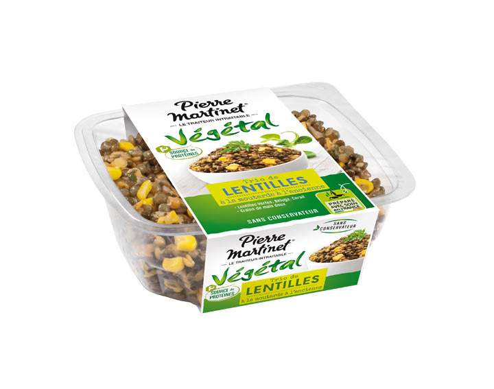 Trio de Lentilles à la moutarde à l'ancienne