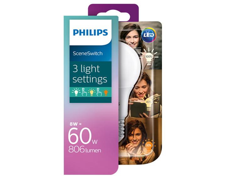 SceneSwitch Standard filament 60W E27