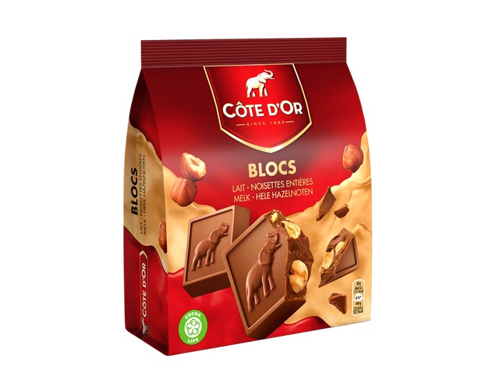 Côte d’Or Blocs Lait Noisettes 200g