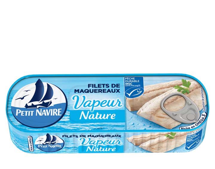 Filets de Maquereaux Vapeur Nature